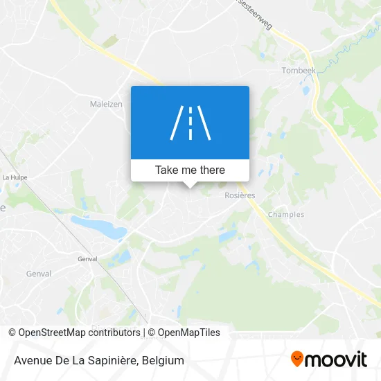 Avenue De La Sapinière map