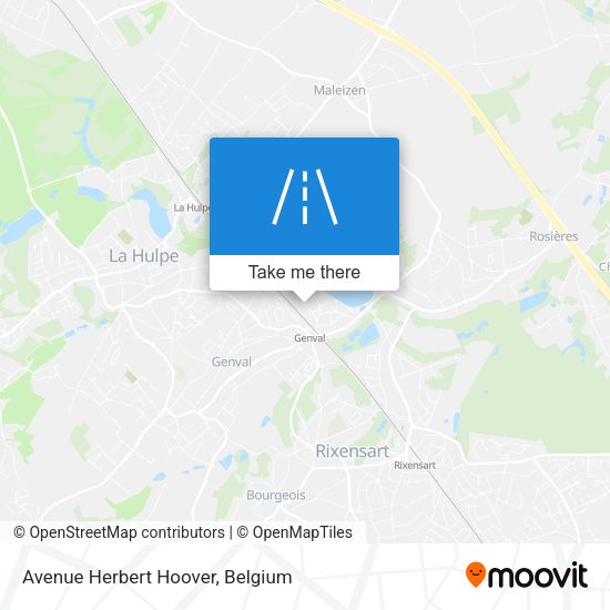 Avenue Herbert Hoover map
