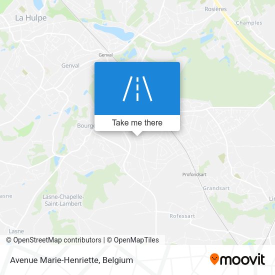 Avenue Marie-Henriette map