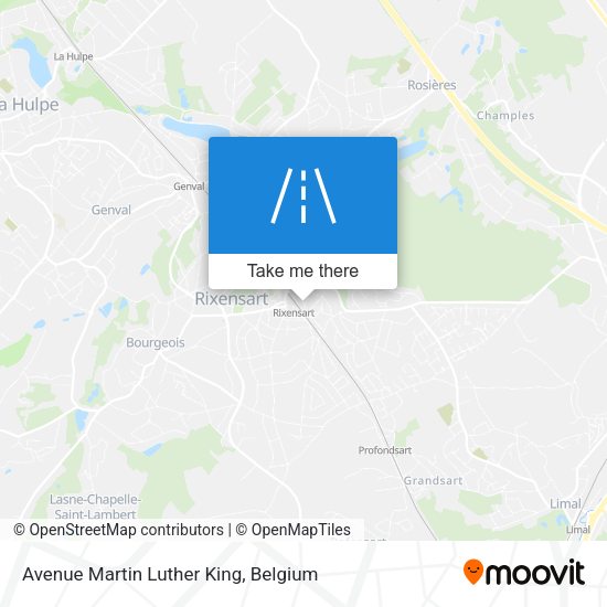 Avenue Martin Luther King plan