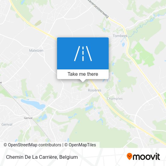Chemin De La Carrière map