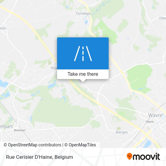 Rue Cerisier D'Haine plan