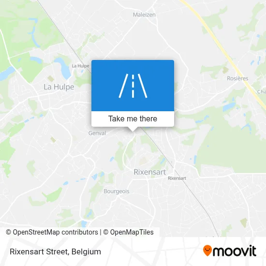 Rixensart Street map