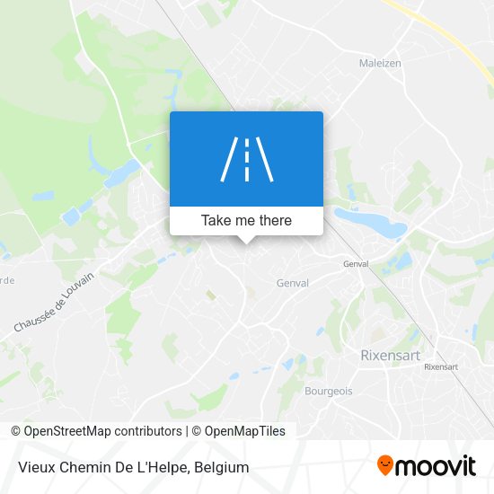 Vieux Chemin De L'Helpe map
