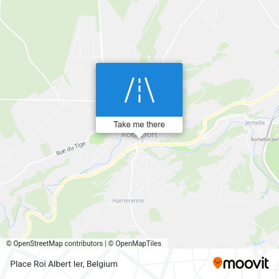 Place Roi Albert Ier plan