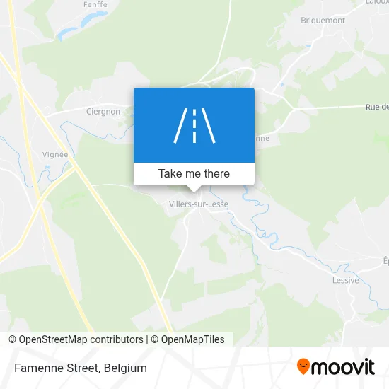 Famenne Street map