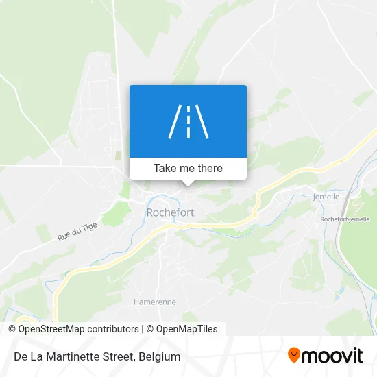 De La Martinette Street map