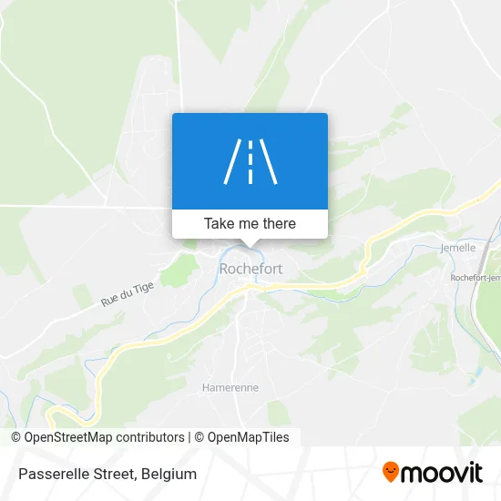 Passerelle Street map