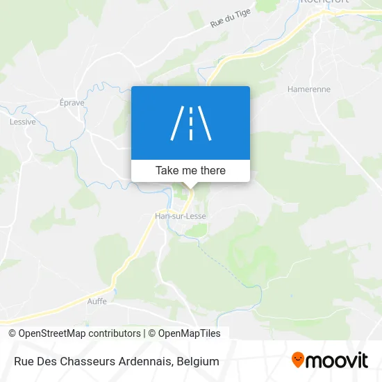 Ardennes Hunters Street map