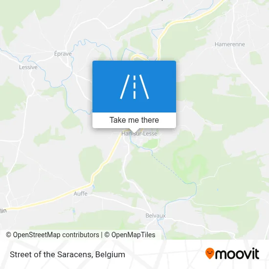 Street of the Saracens map