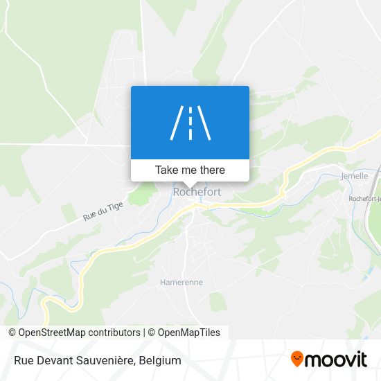 Rue Devant Sauvenière plan