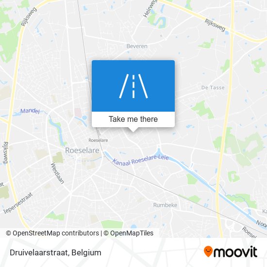 Druivelaarstraat map