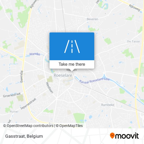 Gasstraat map