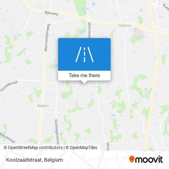 Koolzaadstraat map