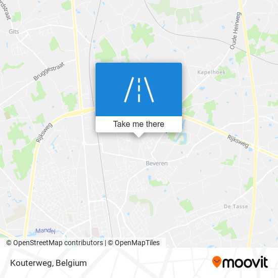 Kouterweg map