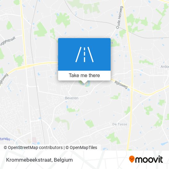 Krommebeekstraat map