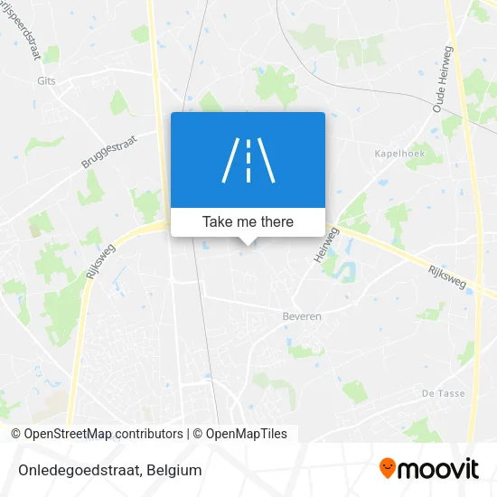 Onledegoedstraat map