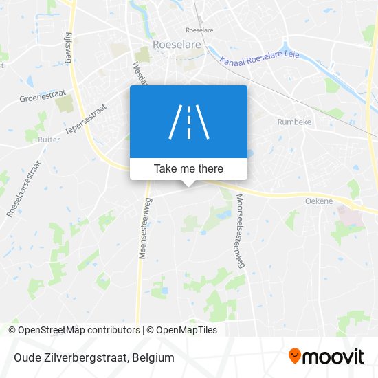 Oude Zilverbergstraat map
