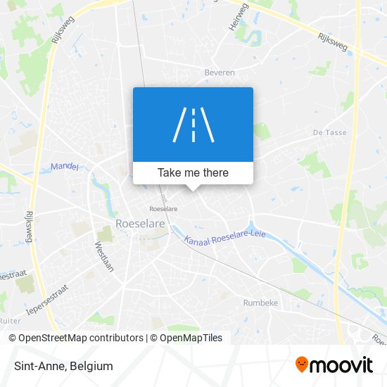 Sint-Anne map