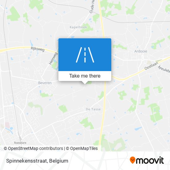 Spinnekensstraat map