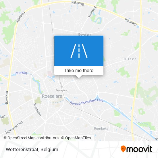 Wetterenstraat map