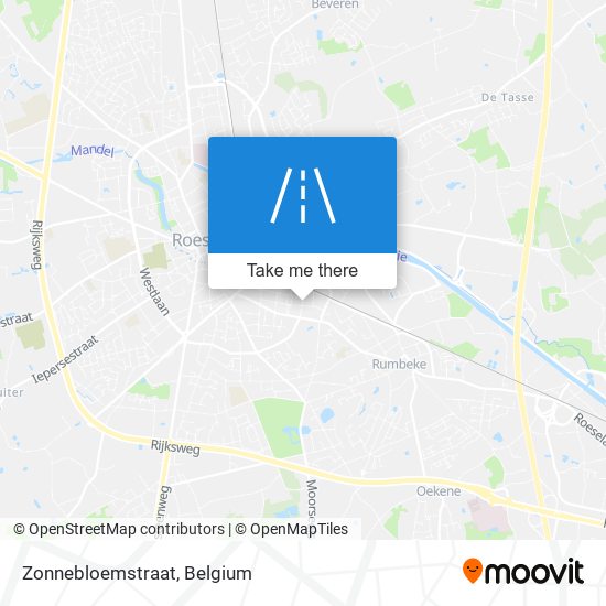 Zonnebloemstraat map