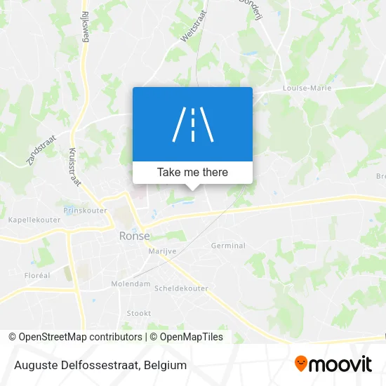 Auguste Delfossestraat map