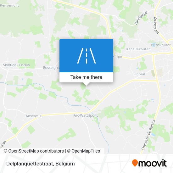 Delplanquettestraat plan