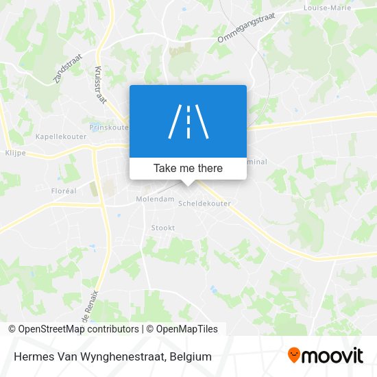 Hermes Van Wynghenestraat map
