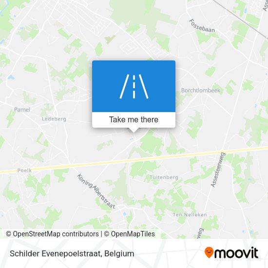 Schilder Evenepoelstraat map