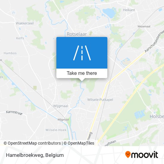 Hamelbroekweg map