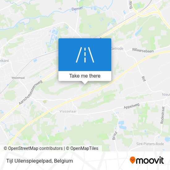 Tijl Uilenspiegelpad plan