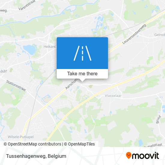 Tussenhagenweg map