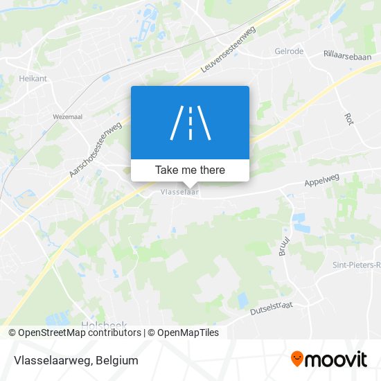 Vlasselaarweg map