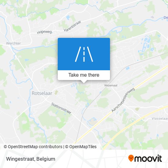 Wingestraat map