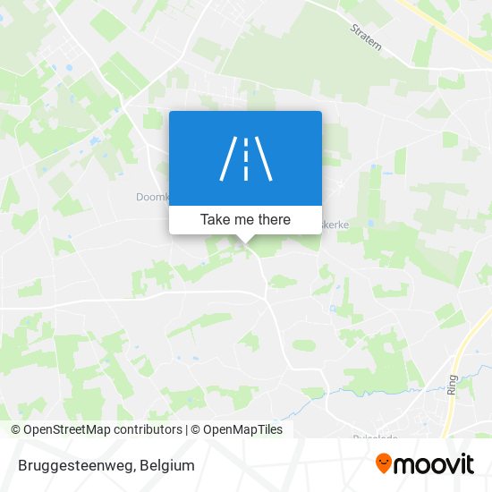 Bruggesteenweg map