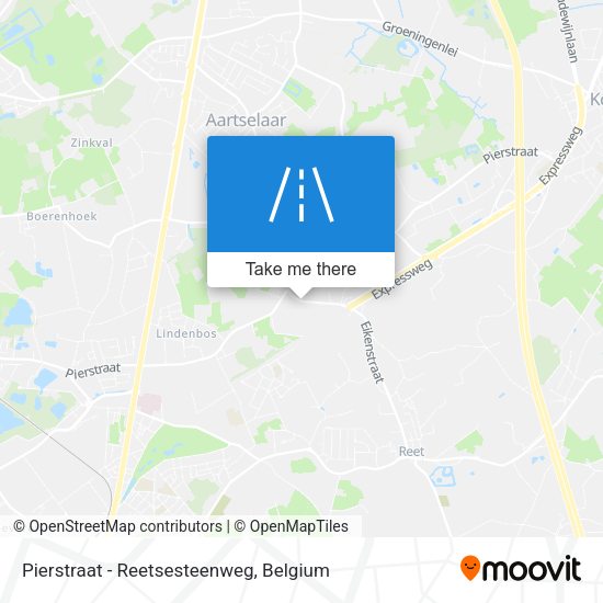 Pierstraat - Reetsesteenweg plan