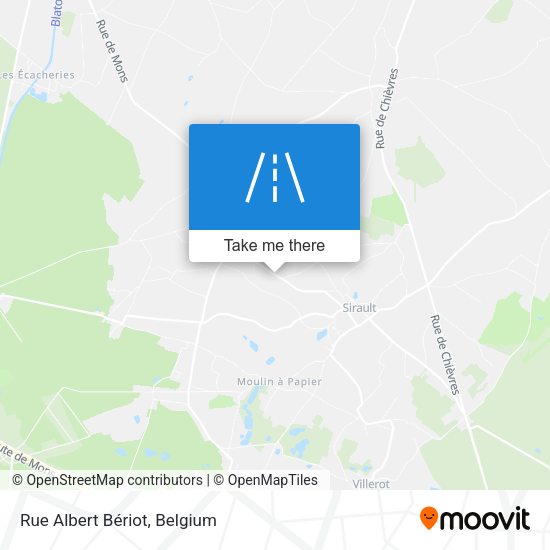 Rue Albert Bériot map