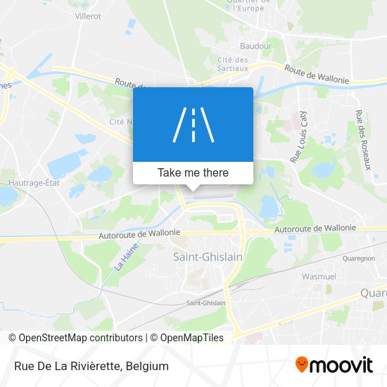 Rue De La Rivièrette map