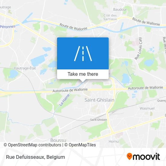Defuisseaux Street map