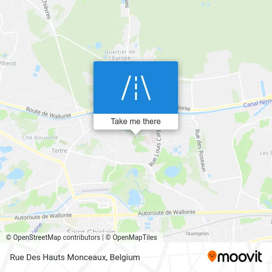 Hauts Monceaux Street map