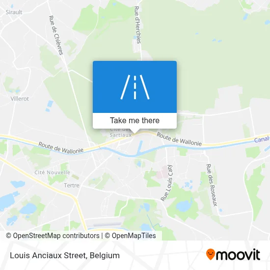 Louis Anciaux Street map