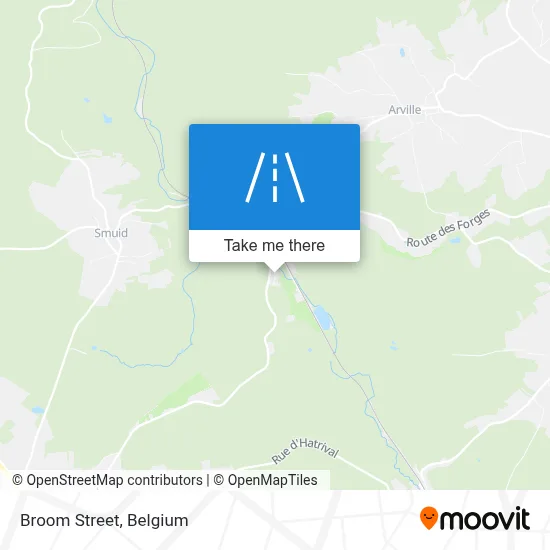 Broom Street map
