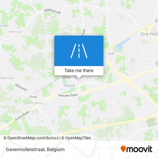 Gavermolenstraat map