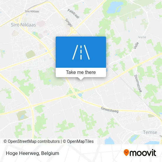 Hoge Heerweg map