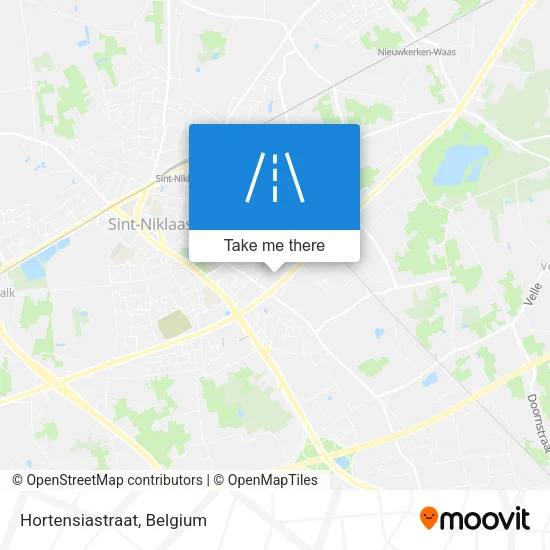 Hortensiastraat map