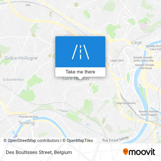Des Boutisses Street map