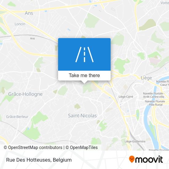 Rue Des Hotteuses plan
