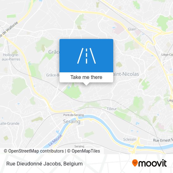 Rue Dieudonné Jacobs plan