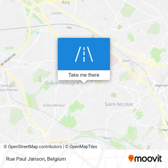 Rue Paul Janson map